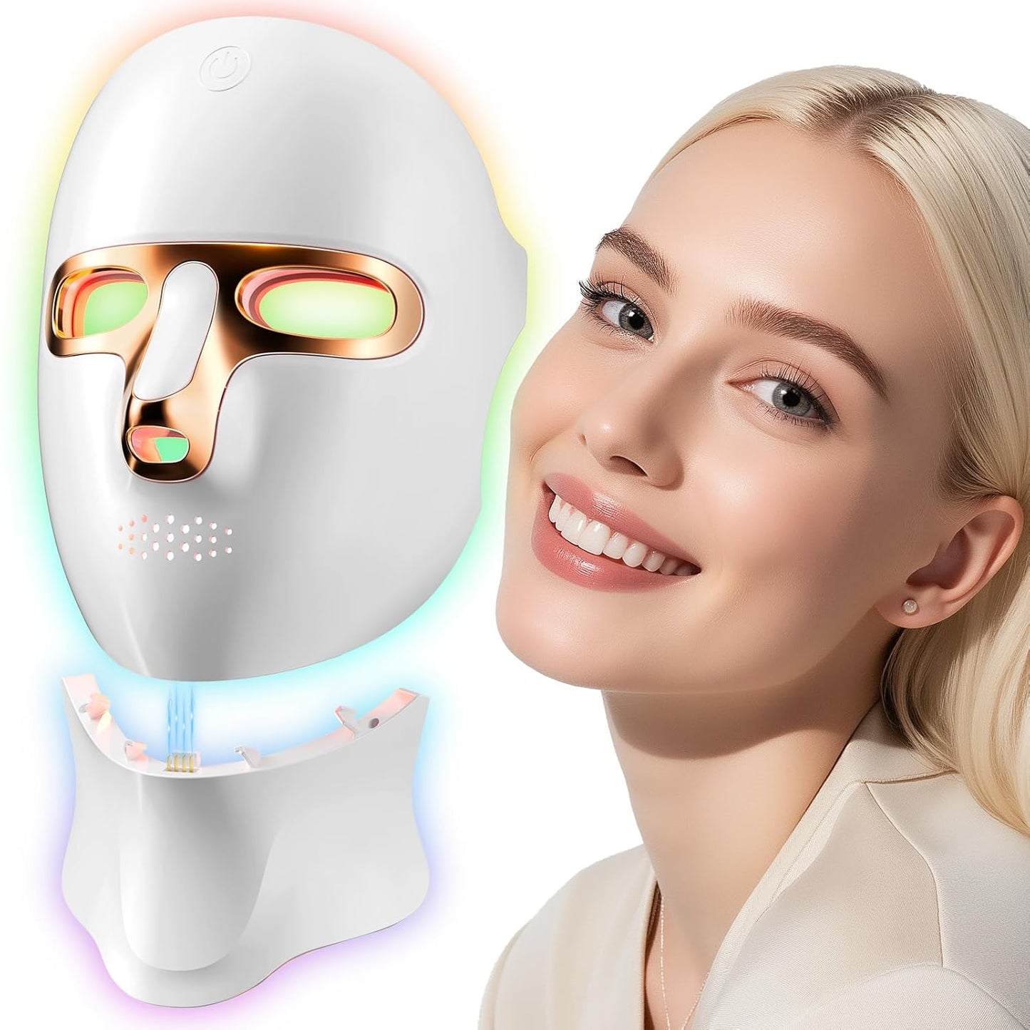 Genlora Red Light Therapy Mask for Face & Neck