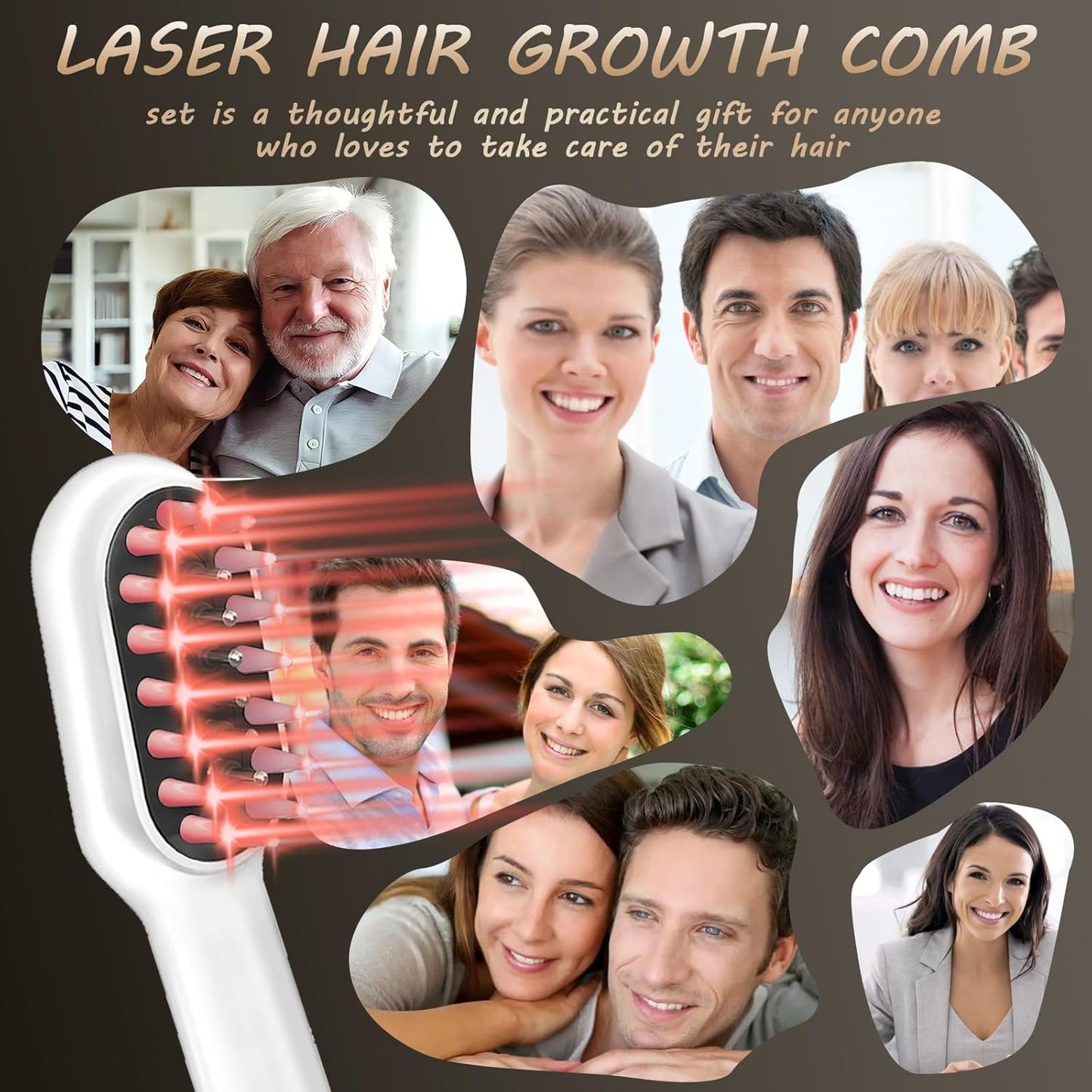 GenLora Laser Therapy Hair Growth Comb