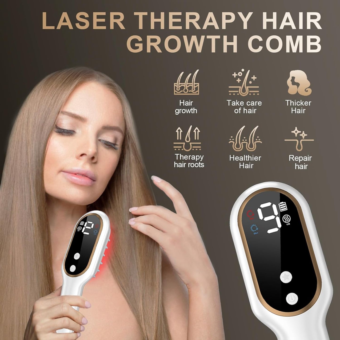 GenLora Laser Therapy Hair Growth Comb
